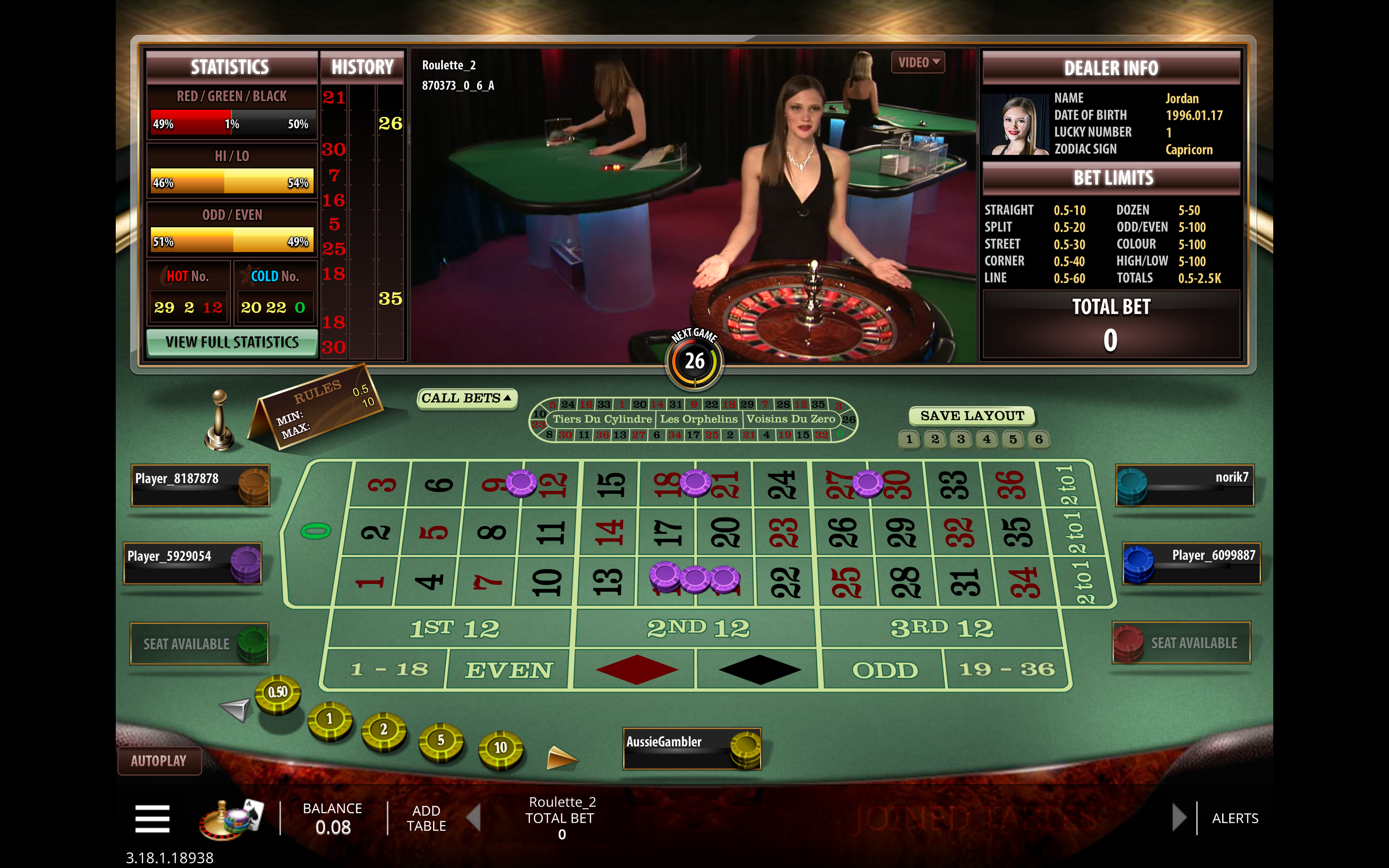All Slots Casino - Play live dealer roulette for real money