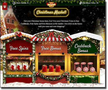 All Slots Casino Christmas 2015 promotions