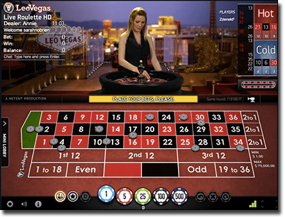 free online live dealer roulette