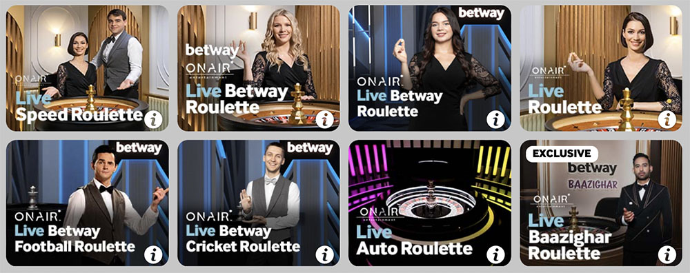 Betway live roulette review 